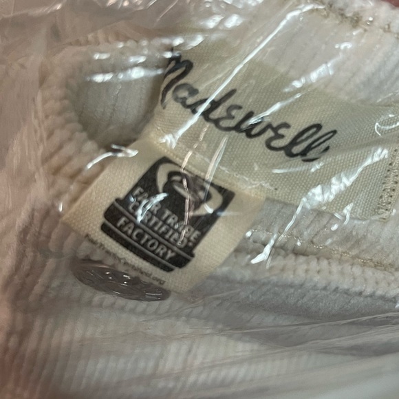 NWT Madewell Emmett 2.0 Wide Leg Corduroy Pants Antique Cream Women’s Plus Sizes - Picture 2 of 10